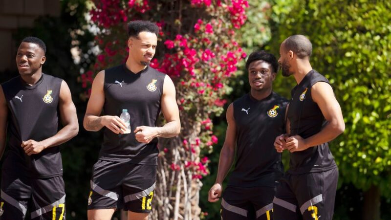 Pictures: Blackstars Players Train In Morocco Ahead of Their International Friendlies